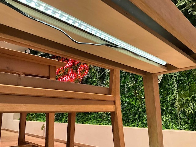 Hutten - bijzettafel met led-verlichting (2x) - afbeelding 5 van  5