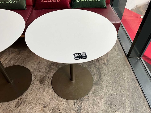 Hutten - bistrotafel ø 68 cm (2x) - afbeelding 3 van  3