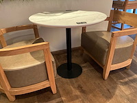 Hutten - bistrotafel ø 80 cm (2x) - afbeelding 5 van  5