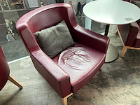 Hutten - bistrotafel met 2 fauteuils - afbeelding 3 van  6