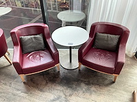 Hutten - bistrotafel met 2 fauteuils - afbeelding 6 van  6