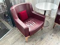 Hutten - bistrotafel met 2 fauteuils - afbeelding 2 van  4