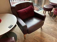 Hutten - bistrotafel met 2 fauteuils - afbeelding 4 van  4