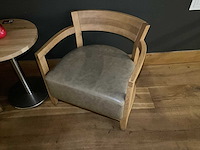 Hutten - bistrotafel met 2 loungestoelen - afbeelding 2 van  7