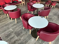 Hutten - bistrotafel met 2 stoelen (3x) - afbeelding 1 van  4