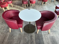 Hutten - bistrotafel met 2 stoelen (3x) - afbeelding 3 van  4