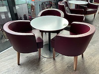 Hutten - bistrotafel met 3 stoelen - afbeelding 2 van  6