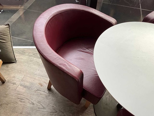 Hutten - bistrotafel met 3 stoelen - afbeelding 4 van  6