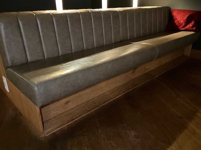 Hutten - dubbele restaurantbank met verlichting - afbeelding 6 van  8