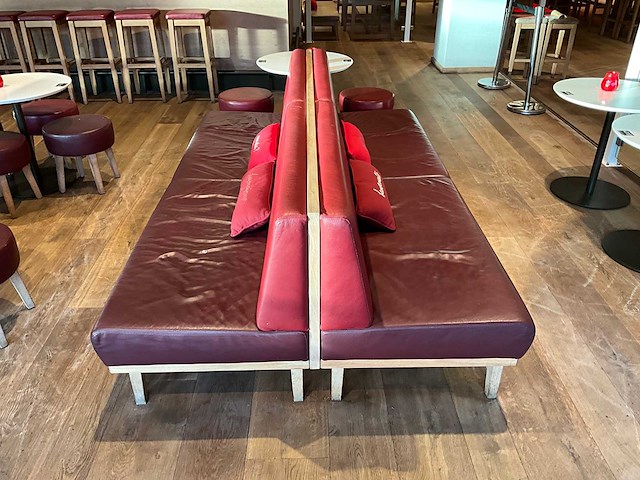Hutten - dubbele restaurantbank - afbeelding 2 van  4