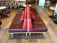 Hutten - dubbele restaurantbank - afbeelding 2 van  4