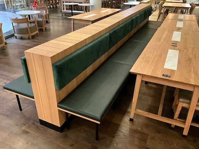 Hutten - dubbele restaurantbank - afbeelding 4 van  8