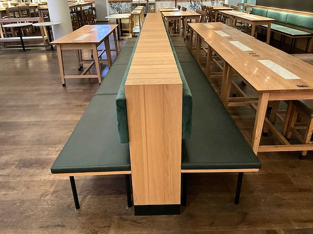 Hutten - dubbele restaurantbank - afbeelding 1 van  9