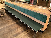 Hutten - dubbele restaurantbank - afbeelding 2 van  9