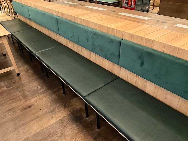 Hutten - dubbele restaurantbank - afbeelding 3 van  9