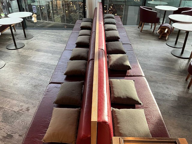 Hutten - dubbele restaurantbank - afbeelding 1 van  6