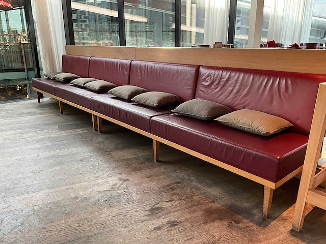 Hutten - dubbele restaurantbank - afbeelding 2 van  6