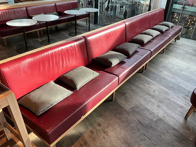 Hutten - dubbele restaurantbank - afbeelding 3 van  6