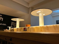 Hutten - halfhoge tafel met marmeren opbouw & verlichting - afbeelding 4 van  4