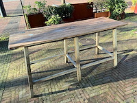 Hutten - hardhouten hoge terrastafel (2x) - afbeelding 2 van  7