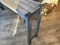 Hutten - hardhouten hoge terrastafel (2x) - afbeelding 5 van  5