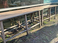 Hutten - hardhouten hoge terrastafel - afbeelding 9 van  9