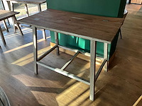 Hutten - hardhouten hoge terrastafel - afbeelding 1 van  3