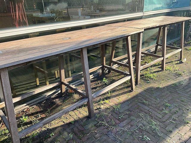Hutten - hardhouten hoge terrastafel - afbeelding 9 van  9
