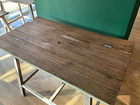 Hutten - hardhouten hoge terrastafel - afbeelding 3 van  3
