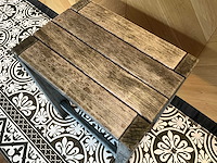 Hutten - hardhouten terrasbijzettafel - afbeelding 3 van  5