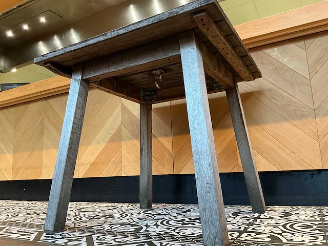 Hutten - hardhouten terrastafel (6x) - afbeelding 4 van  7