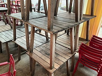 Hutten - hardhouten terrastafel (8x) - afbeelding 7 van  7