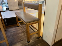 Hutten - hoge restaurantbank - afbeelding 2 van  4