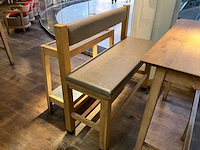 Hutten - hoge restaurantbank - afbeelding 1 van  4