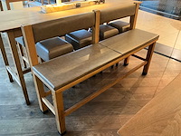 Hutten - hoge restaurantbank - afbeelding 1 van  4