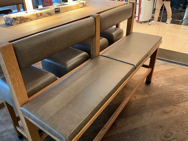 Hutten - hoge restaurantbank - afbeelding 2 van  4