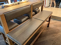 Hutten - hoge restaurantbank - afbeelding 2 van  4