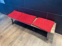 Hutten - houten bank met kussens - afbeelding 3 van  3