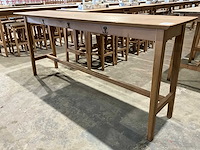Hutten - houten bartafel - afbeelding 2 van  3