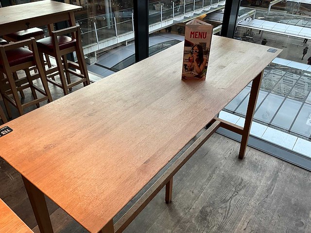 Hutten - houten bartafel - afbeelding 3 van  4