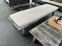 Hutten - houten terrasbank (2x) - afbeelding 3 van  5