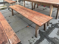 Hutten - houten terrasbank (2x) - afbeelding 3 van  10