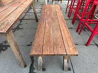 Hutten - houten terrasbank (2x) - afbeelding 6 van  10