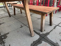 Hutten - houten terrasbank (2x) - afbeelding 7 van  10