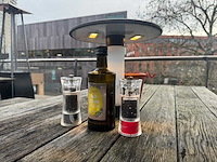 Hutten - houten terrasset tafel met 2 banken - afbeelding 4 van  7