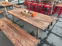 Hutten - houten terrastafel - afbeelding 3 van  5