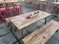 Hutten - houten terrastafel - afbeelding 4 van  5