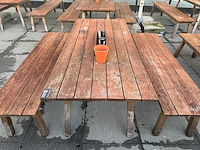 Hutten - houten terrastafel - afbeelding 2 van  5