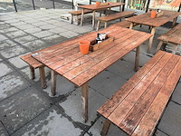 Hutten - houten terrastafel - afbeelding 3 van  5