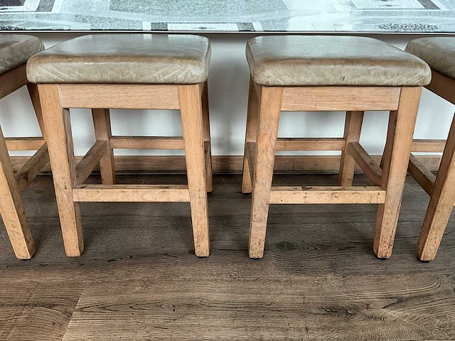 Hutten - lage kruk (4x) - afbeelding 4 van  4